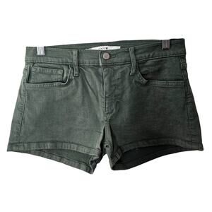 Joe's Cute Olive Army Green Denim 5-Pocket Jean Short Shorts Size 29